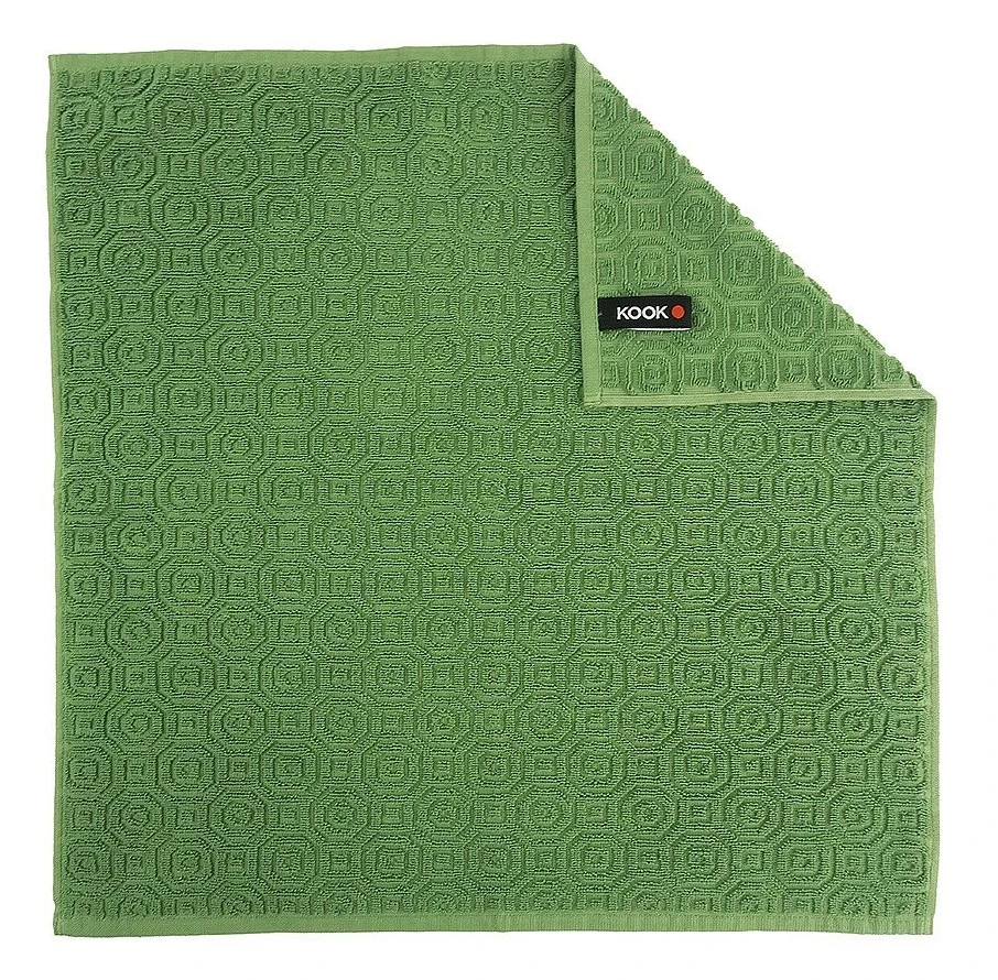 KOOK Keukenhanddoek Inka Groen 50 x 50 cm KOOK Keukenhanddoek Inka Groen 50 X 50 Cm -Praktische Winkel Voor Keukenbenodigdheden R19.437LIG 1