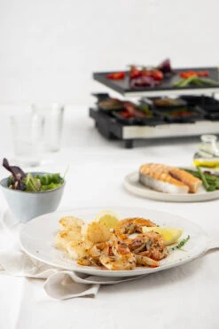 Fritel Gourmetstel RG 4180 7 Fritel Gourmetstel RG 4180 -Praktische Winkel Voor Keukenbenodigdheden RG 4180 Raclette Grill 142170 06