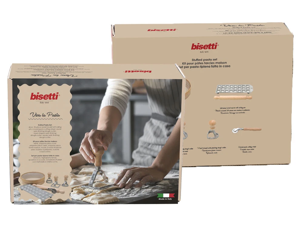 Bisetti Pastaset Ravioli Hout 7-Delig Bisetti Pastaset Ravioli Hout 7-Delig -Praktische Winkel Voor Keukenbenodigdheden Ravioliset