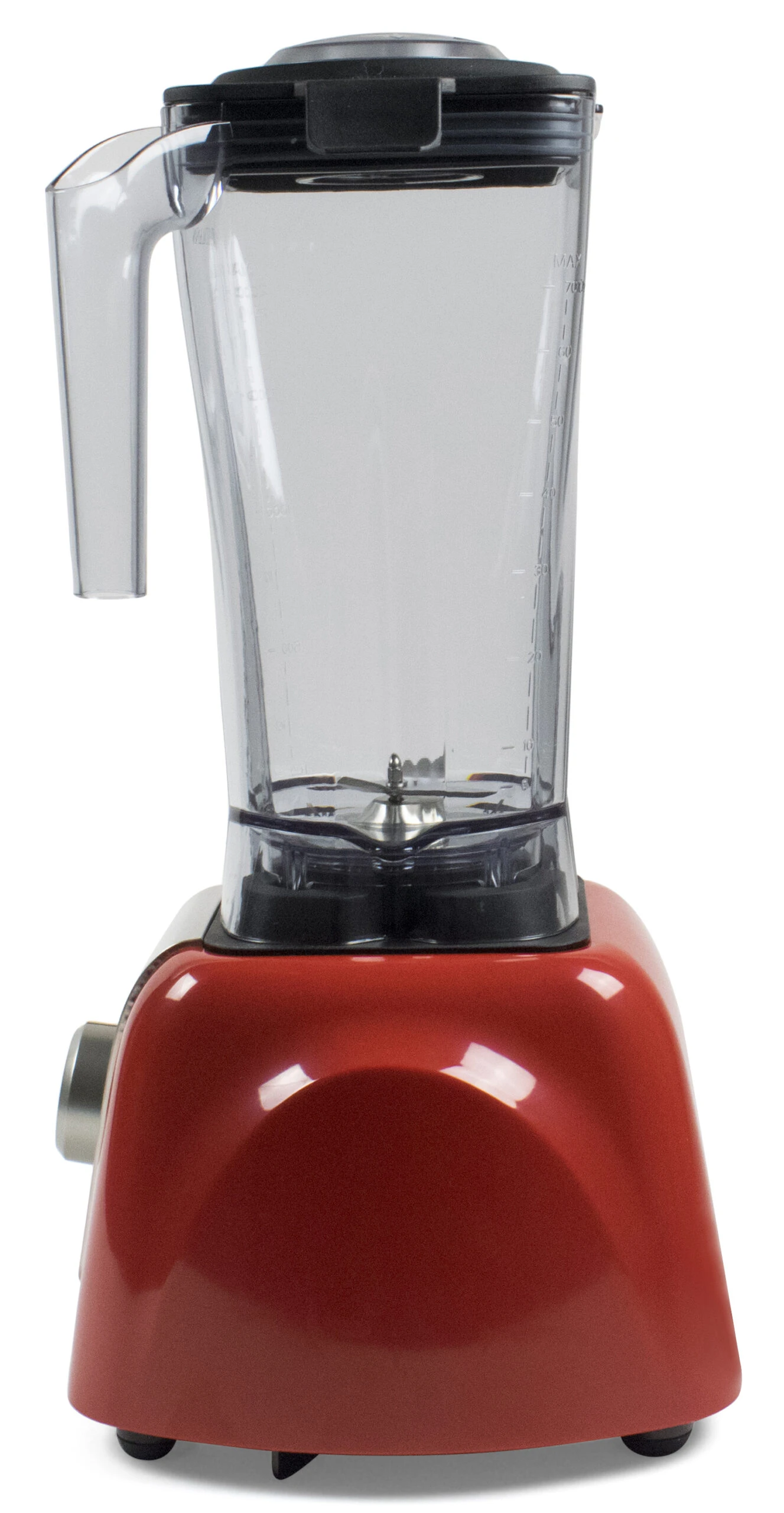 Wartmann Blender - 1250 W - rood - 2 liter Wartmann Blender - 1250 W - Rood - 2 Liter -Praktische Winkel Voor Keukenbenodigdheden Red SIDE scaled