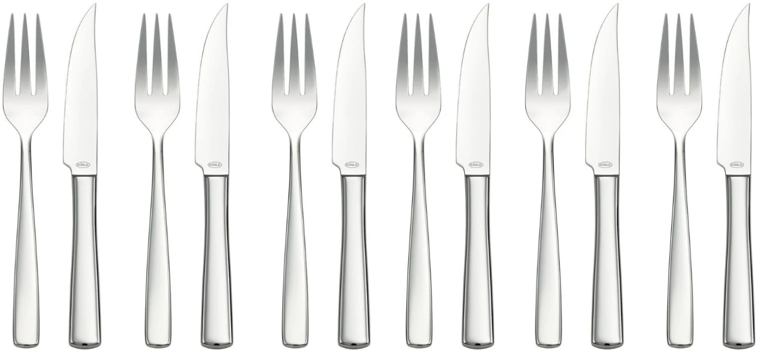 Rosle Steakbestek Elegance - 12-Delig Rosle Steakbestek Elegance - 12-Delig -Praktische Winkel Voor Keukenbenodigdheden Rosle Steakbestek Elegance 12 Delig