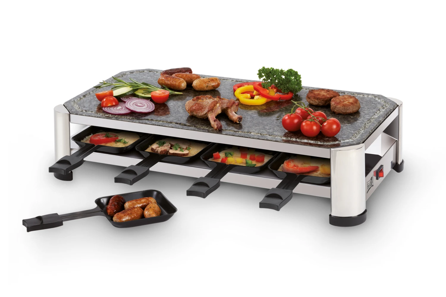 Fritel Steengrill SG 2180 Fritel Steengrill SG 2180 -Praktische Winkel Voor Keukenbenodigdheden SG 2180 Stone Raclette Grill 142081 02