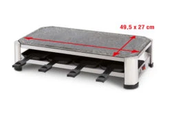Fritel Steengrill SG 2180 8 Fritel Steengrill SG 2180 -Praktische Winkel Voor Keukenbenodigdheden SG 2180 Stone Raclette Grill 142081 03