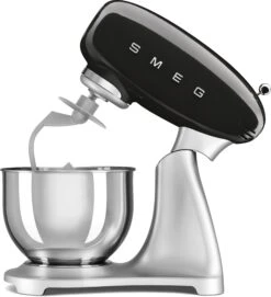 SMEG Keukenmachine - 800 W - Zwart - 4.8 Liter - SMF02BLEU -Praktische Winkel Voor Keukenbenodigdheden SMF02BLEU 4