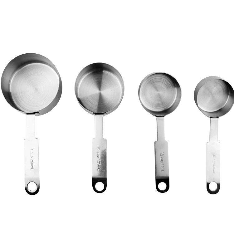 Sareva Maatschepjes - RVS - 4-delig Sareva Maatschepjes - RVS - 4-delig -Praktische Winkel Voor Keukenbenodigdheden Sareva maatschepjes RVS