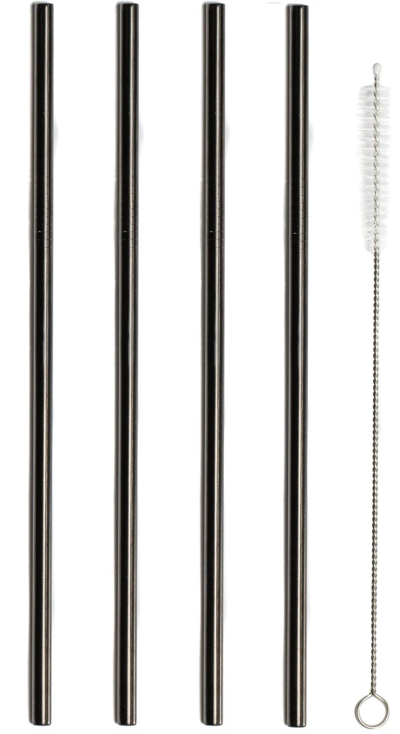 Sareva herbruikbare Rietjes - met borstel - Zwart - 4 stuks Sareva Herbruikbare Rietjes - Met Borstel - Zwart - 4 Stuks -Praktische Winkel Voor Keukenbenodigdheden Sareva Rietjes Rech zwart