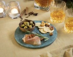 Jay Hill Snijplank / Serveerplank / Borrelplank Marmer - Licht Groen - ø 20 Cm 3 Jay Hill Snijplank / Serveerplank / Borrelplank Marmer - Licht Groen - ø 20 Cm -Praktische Winkel Voor Keukenbenodigdheden Serveerplank Groen 4