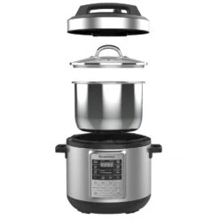 Espressions Smart Pressure Cooker / Multicooker / Slowcooker - 5.7 Liter - EP6000 4 Espressions Smart Pressure Cooker / Multicooker / Slowcooker - 5.7 Liter - EP6000 -Praktische Winkel Voor Keukenbenodigdheden SmartPressureCooker57LexplodedviewLR 61a0f5ece41677.46431295