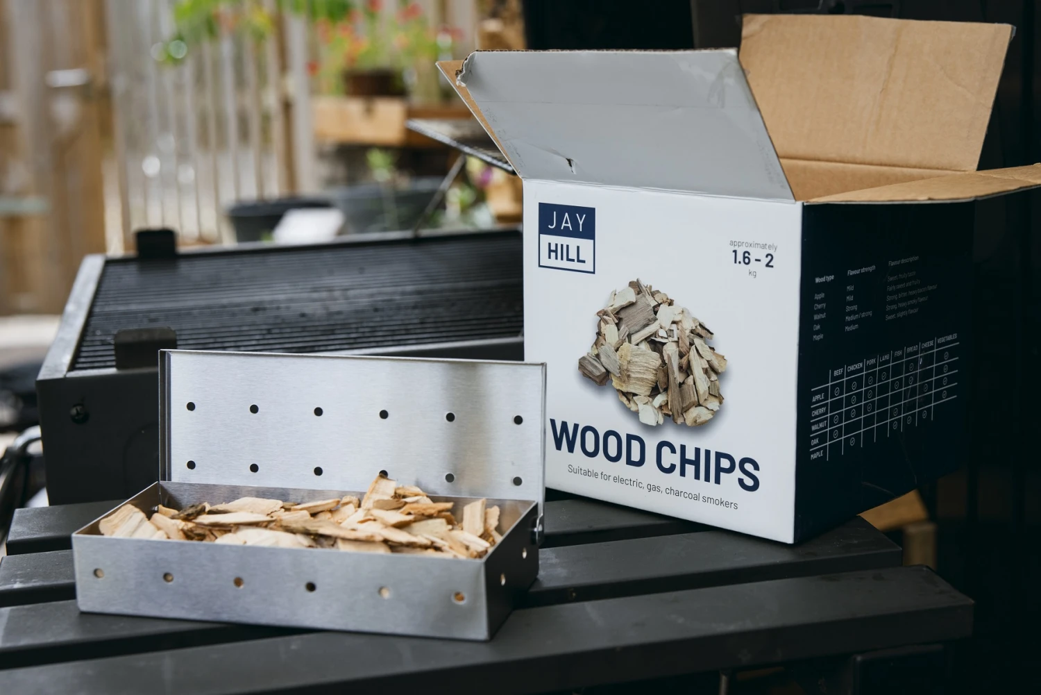 Jay Hill BBQ Smoker Box / Rookbox - RVS - 22 x 9 x 4 cm Jay Hill BBQ Smoker Box / Rookbox - RVS - 22 X 9 X 4 Cm -Praktische Winkel Voor Keukenbenodigdheden Smokebox Rookhout 7