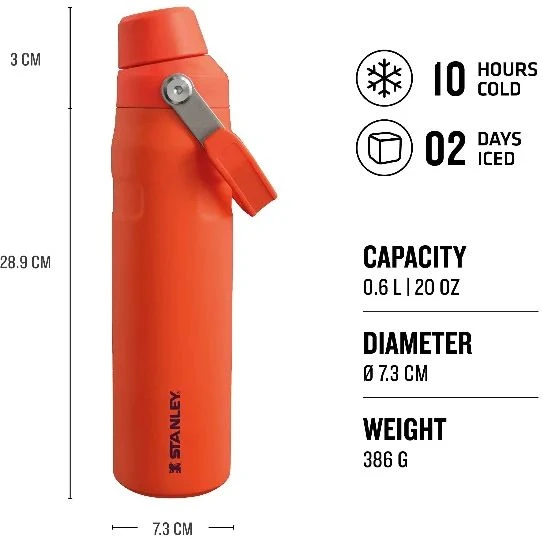 Stanley Waterfles The Aerolight IceFlow Fast Flow - Tigerlily Plum - 600 ml Stanley Waterfles The Aerolight IceFlow Fast Flow - Tigerlily Plum - 600 Ml -Praktische Winkel Voor Keukenbenodigdheden TheAerolight IceFlow WaterBottleFastFlow 0.6L