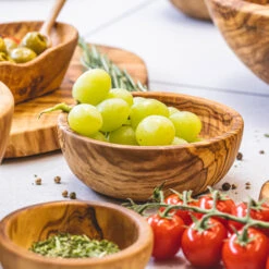 Jay Hill Kleine Kom Tunea - Olijfhout - 9 X 13 Cm -Praktische Winkel Voor Keukenbenodigdheden Tunea 19 1