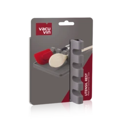Vacu Vin Lepelhouder - Grijs 4 Vacu Vin Lepelhouder - Grijs -Praktische Winkel Voor Keukenbenodigdheden UtensilRest Grey Packshot VV9