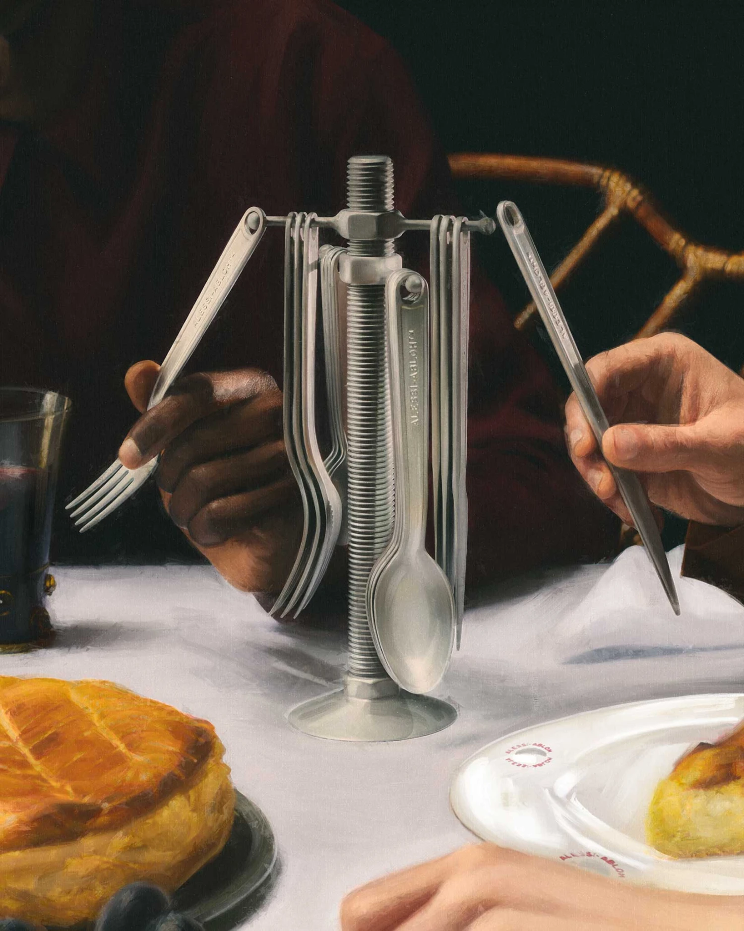 Alessi Bestekset Conversational Objects - VA02 - 16-delig / 4 personen - door Virgil Abloh Alessi Bestekset Conversational Objects - VA02 - 16-delig / 4 Personen - Door Virgil Abloh -Praktische Winkel Voor Keukenbenodigdheden VA02 VA02 SET 02