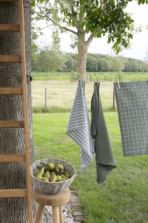 Walra Keukendoeken Set Cubes Uni, Stripes & Blocks Legergroen 50 x 70 cm - 3 Stuks Walra Keukendoeken Set Cubes Uni, Stripes & Blocks Legergroen 50 X 70 Cm - 3 Stuks -Praktische Winkel Voor Keukenbenodigdheden WALRA TT DRYWITH SET 50X70 ARMYGREEN SF