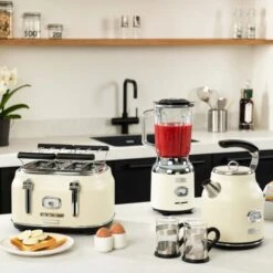 Westinghouse Blender Retro Collections - Vanilla White - 1.5 Liter - WKBE221WH 8 Westinghouse Blender Retro Collections - Vanilla White - 1.5 Liter - WKBE221WH -Praktische Winkel Voor Keukenbenodigdheden WKBE221WH Retro Table Blender 5 600x600 1