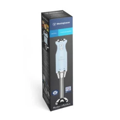 Westinghouse Staafmixer Retro Collections - 600 W - Blauw - WKHBS270BU 4 Westinghouse Staafmixer Retro Collections - 600 W - Blauw - WKHBS270BU -Praktische Winkel Voor Keukenbenodigdheden WKHB270BU HAND BLENDER 3D Box 1