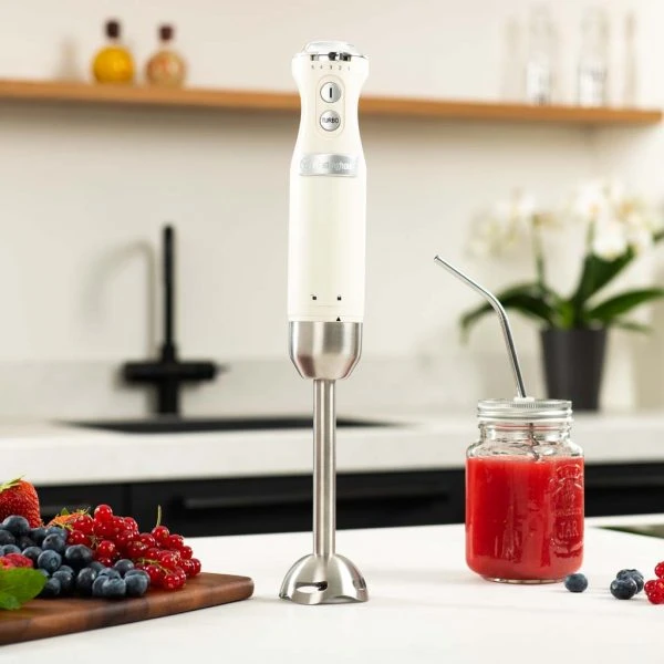Westinghouse Staafmixer Retro Collections - 600 W - vanilla white - WKHBS270WH Westinghouse Staafmixer Retro Collections - 600 W - Vanilla White - WKHBS270WH -Praktische Winkel Voor Keukenbenodigdheden WKHBS270WH Retro Hand Blender 7 600x600 1