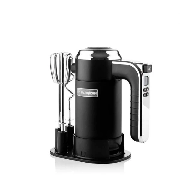 Westinghouse Handmixer Retro Collections - 6 standen - liquorice black - WKHM250BK Westinghouse Handmixer Retro Collections - 6 Standen - Liquorice Black - WKHM250BK -Praktische Winkel Voor Keukenbenodigdheden WKHM250BK Retro Hand Mixer 1 600x600 1