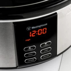 Westinghouse Slowcooker - Uitneembare Keramische Pan - RVS - 6 Liter - WKSC65 4 Westinghouse Slowcooker - Uitneembare Keramische Pan - RVS - 6 Liter - WKSC65 -Praktische Winkel Voor Keukenbenodigdheden WKSC65 Westinghouse Slow Cooker 2