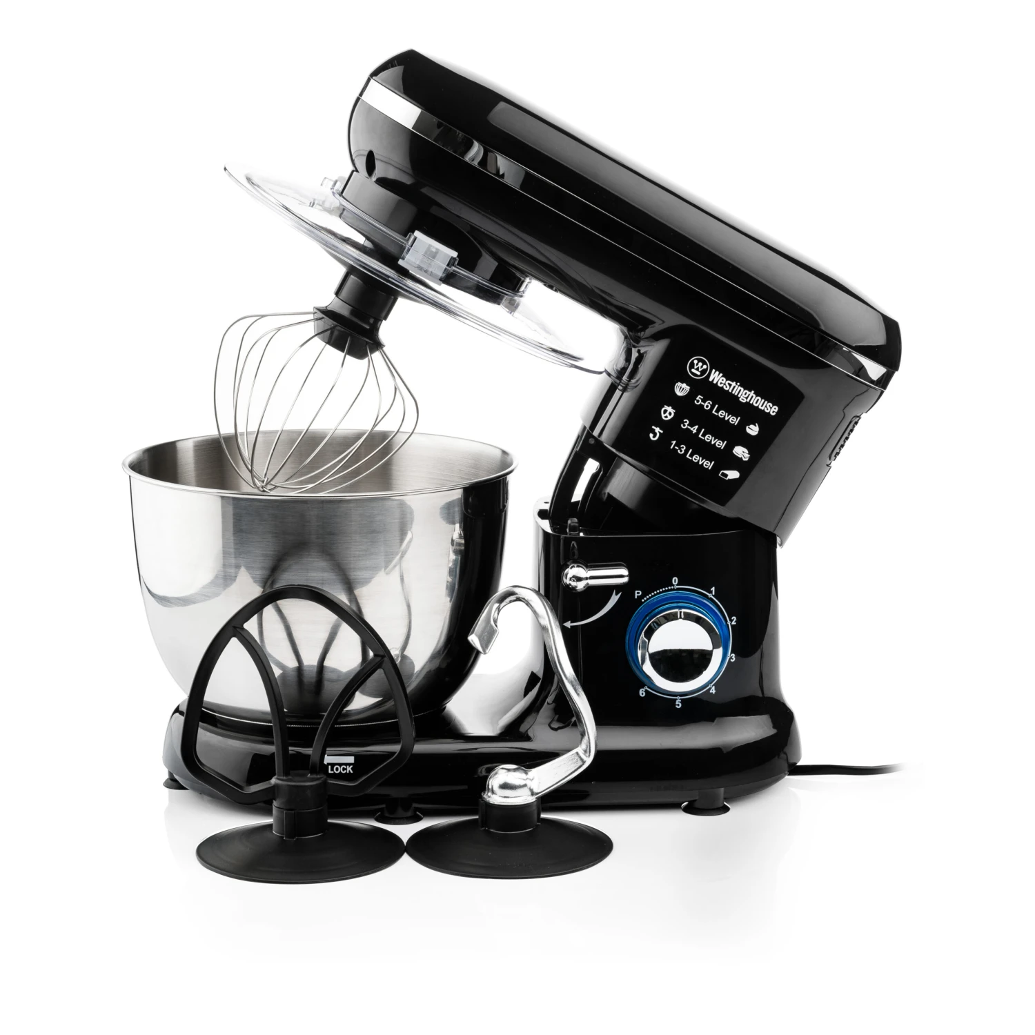 Westinghouse Keukenmachine - 600 W - zwart - 4.5 Liter Westinghouse Keukenmachine - 600 W - Zwart - 4.5 Liter -Praktische Winkel Voor Keukenbenodigdheden WKSMX1301BK 6