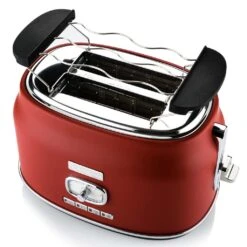Westinghouse Broodrooster Retro Collections - 2 Sleuven - Cranberry Red - WKTTB857RD 6 Westinghouse Broodrooster Retro Collections - 2 Sleuven - Cranberry Red - WKTTB857RD -Praktische Winkel Voor Keukenbenodigdheden WKTTB857RD Retro 2 Slice Toaster 3