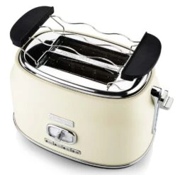 Westinghouse Broodrooster Retro Collections - 2 Sleuven - Vanilla White - WKTTB857WH 4 Westinghouse Broodrooster Retro Collections - 2 Sleuven - Vanilla White - WKTTB857WH -Praktische Winkel Voor Keukenbenodigdheden WKTTB857WH Retro 2 Slice Toaster 3