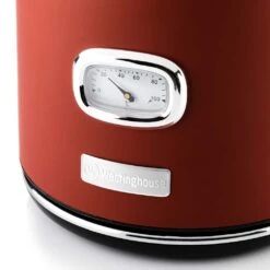 Westinghouse Waterkoker Retro Collections - 2200 W - Cranberry Red - 1.7 Liter - WKWKH148RD 5 Westinghouse Waterkoker Retro Collections - 2200 W - Cranberry Red - 1.7 Liter - WKWKH148RD -Praktische Winkel Voor Keukenbenodigdheden WKWK148RD Retro Kettle 2