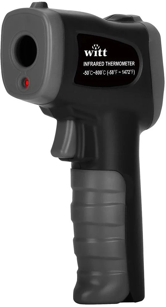 Witt Pizza Infrarood Laser Thermometer -50 ~ 800 °C voor Pizza Ovens Witt Pizza Infrarood Laser Thermometer -50 ~ 800 °C Voor Pizza Ovens -Praktische Winkel Voor Keukenbenodigdheden WT327C 3 DARK GREY 01