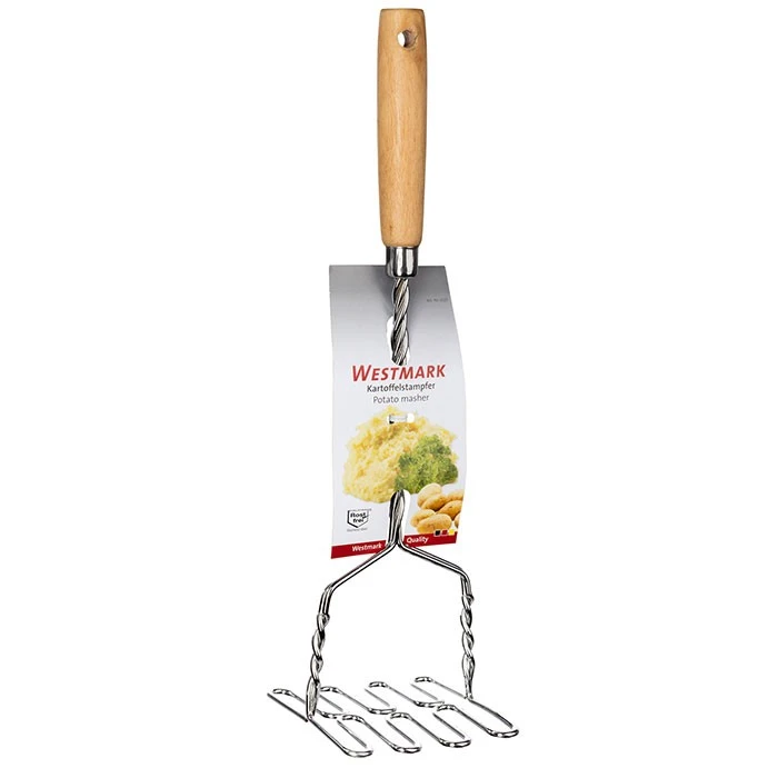 Westmark Pureestamper Hout 24 cm Westmark Pureestamper Hout 24 Cm -Praktische Winkel Voor Keukenbenodigdheden Westmark Aardappelstamper Hout 2