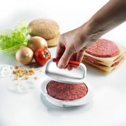 Westmark Hamburgerpers - Kunststof - ø 11 Cm 3 Westmark Hamburgerpers - Kunststof - ø 11 Cm -Praktische Winkel Voor Keukenbenodigdheden Westmark Hamburgpers 1