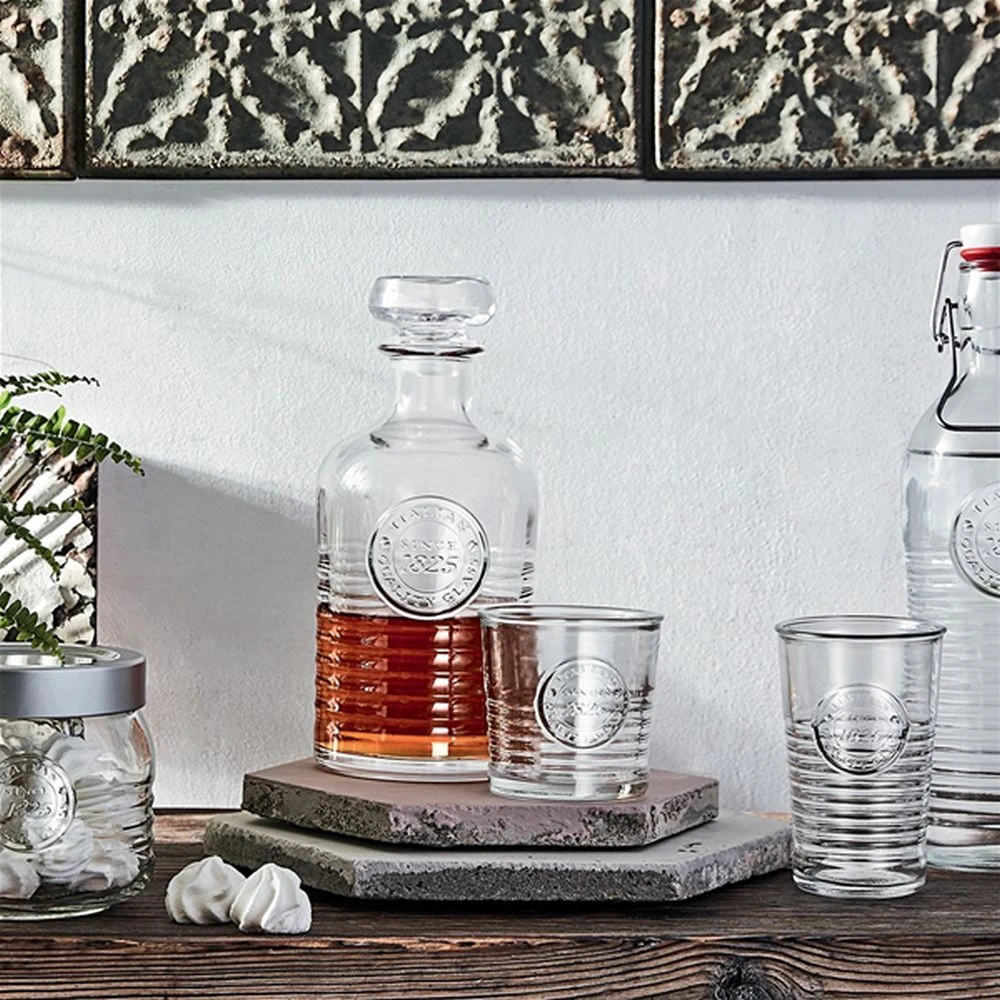 Bormioli Rocco Whiskey Karaf Officina 1825 - Transparant - 1 liter Bormioli Rocco Whiskey Karaf Officina 1825 - Transparant - 1 Liter -Praktische Winkel Voor Keukenbenodigdheden a officina1825 2