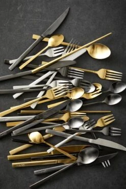 Bitz Vork Goud 4 Bitz Vork Goud -Praktische Winkel Voor Keukenbenodigdheden bestek