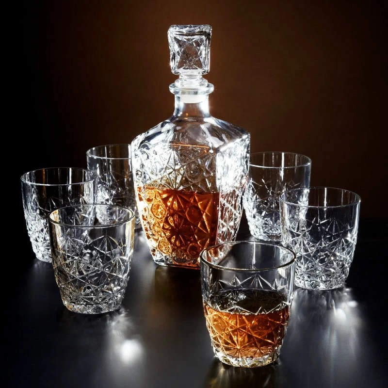 Bormioli Rocco Whiskey Set Dedalo - 7 delige set Bormioli Rocco Whiskey Set Dedalo - 7 Delige Set -Praktische Winkel Voor Keukenbenodigdheden bormioli20dedalo4