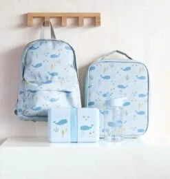 A Little Lovely Company Koeltas - Oceaan -Praktische Winkel Voor Keukenbenodigdheden cbocbu16 lr 6 cool bag ocean