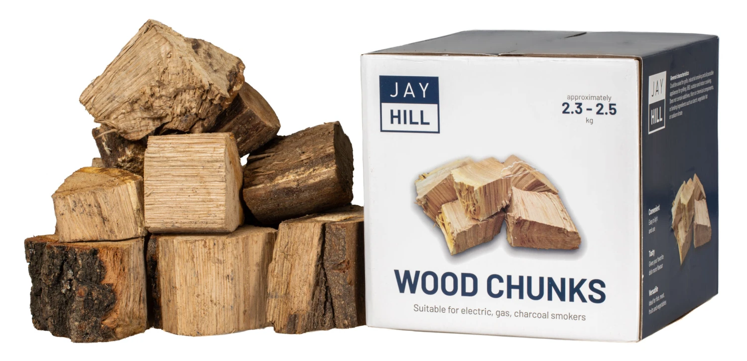 Jay Hill Rookhoutblokken - Eik - 2.5 kg Jay Hill Rookhoutblokken - Eik - 2.5 Kg -Praktische Winkel Voor Keukenbenodigdheden chunks oak 1 1 scaled