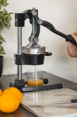 Sareva Citruspers - Gietijzer - Hevelmodel - Zwart -Praktische Winkel Voor Keukenbenodigdheden citruspers 5