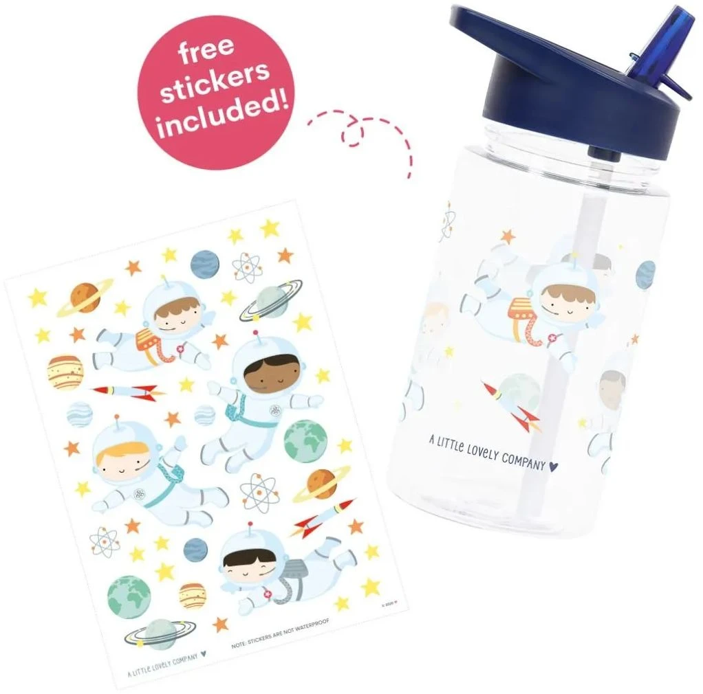 A Little Lovely Company Drinkfles / Waterfles - Astronauten A Little Lovely Company Drinkfles / Waterfles - Astronauten -Praktische Winkel Voor Keukenbenodigdheden dbasbu36 lr 3 drink bottle astronauts