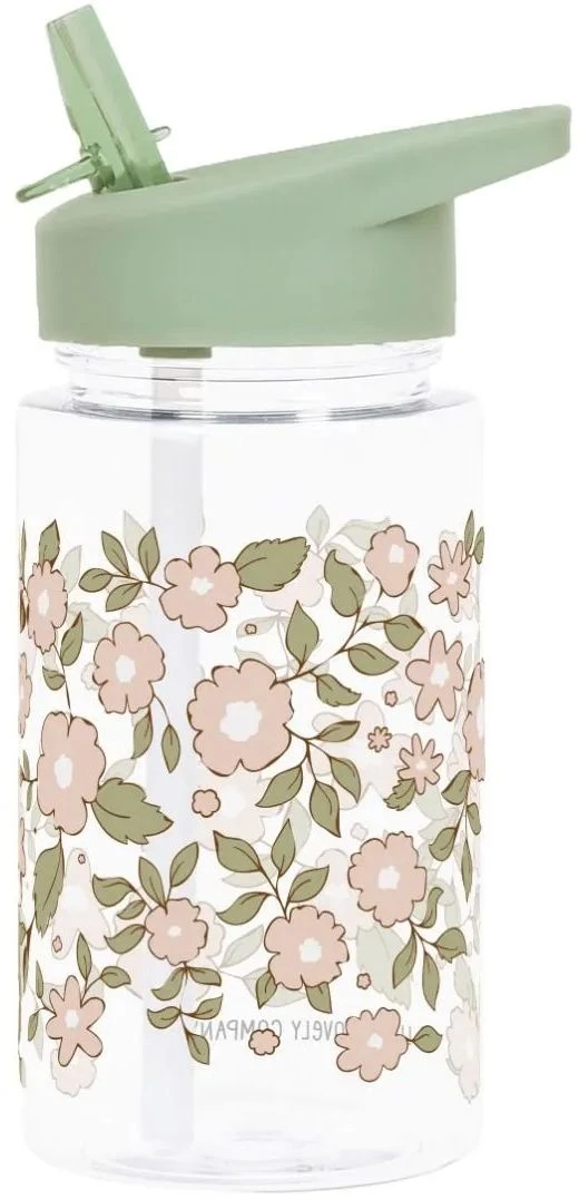 A Little Lovely Company Drinkfles / Waterfles - Groene Bloesems A Little Lovely Company Drinkfles / Waterfles - Groene Bloesems -Praktische Winkel Voor Keukenbenodigdheden dbblsa45 lr 1 drink bottle blossoms sage