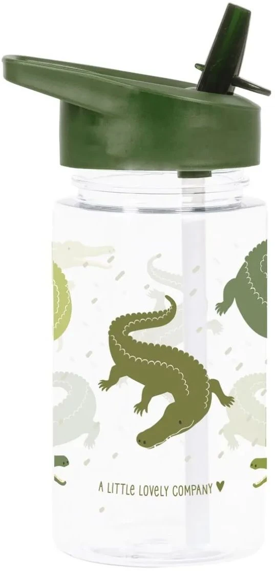 A Little Lovely Company Drinkfles / Waterfles - Krokodillen A Little Lovely Company Drinkfles / Waterfles - Krokodillen -Praktische Winkel Voor Keukenbenodigdheden dbcrgr63 lr 2 drink bottle crocodiles 1