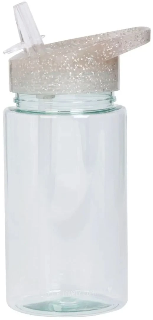 A Little Lovely Company Drinkfles / Waterfles - Glitter Zilver A Little Lovely Company Drinkfles / Waterfles - Glitter Zilver -Praktische Winkel Voor Keukenbenodigdheden dbglsi31 lr 1 drink bottle glitter silver