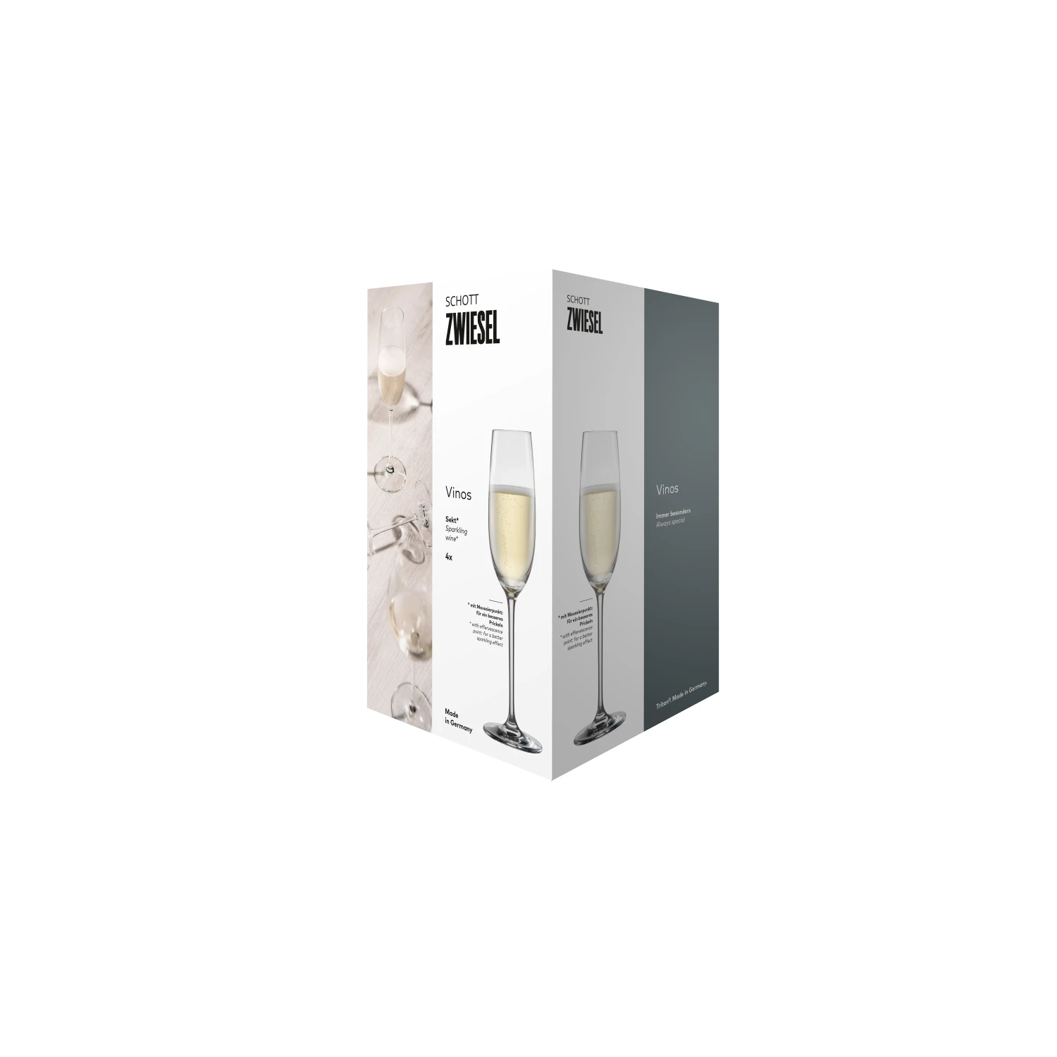 Schott Zwiesel Champagneglazen Vinos - 238 ml - 4 stuks Schott Zwiesel Champagneglazen Vinos - 238 Ml - 4 Stuks -Praktische Winkel Voor Keukenbenodigdheden e9oezAn8