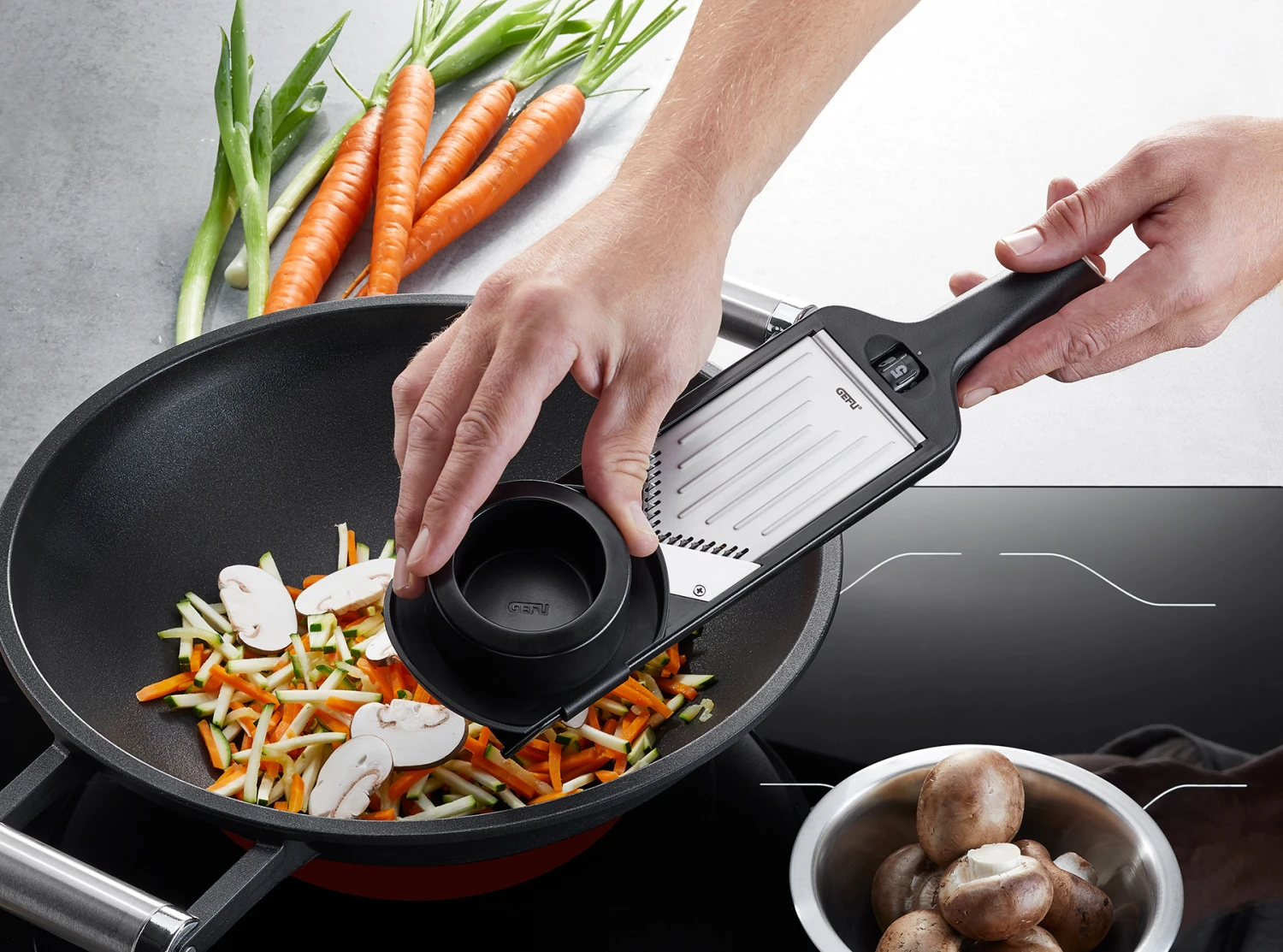 Gefu Mandoline Violi 2.0 Gefu Mandoline Violi 2.0 -Praktische Winkel Voor Keukenbenodigdheden gefu slicer 1