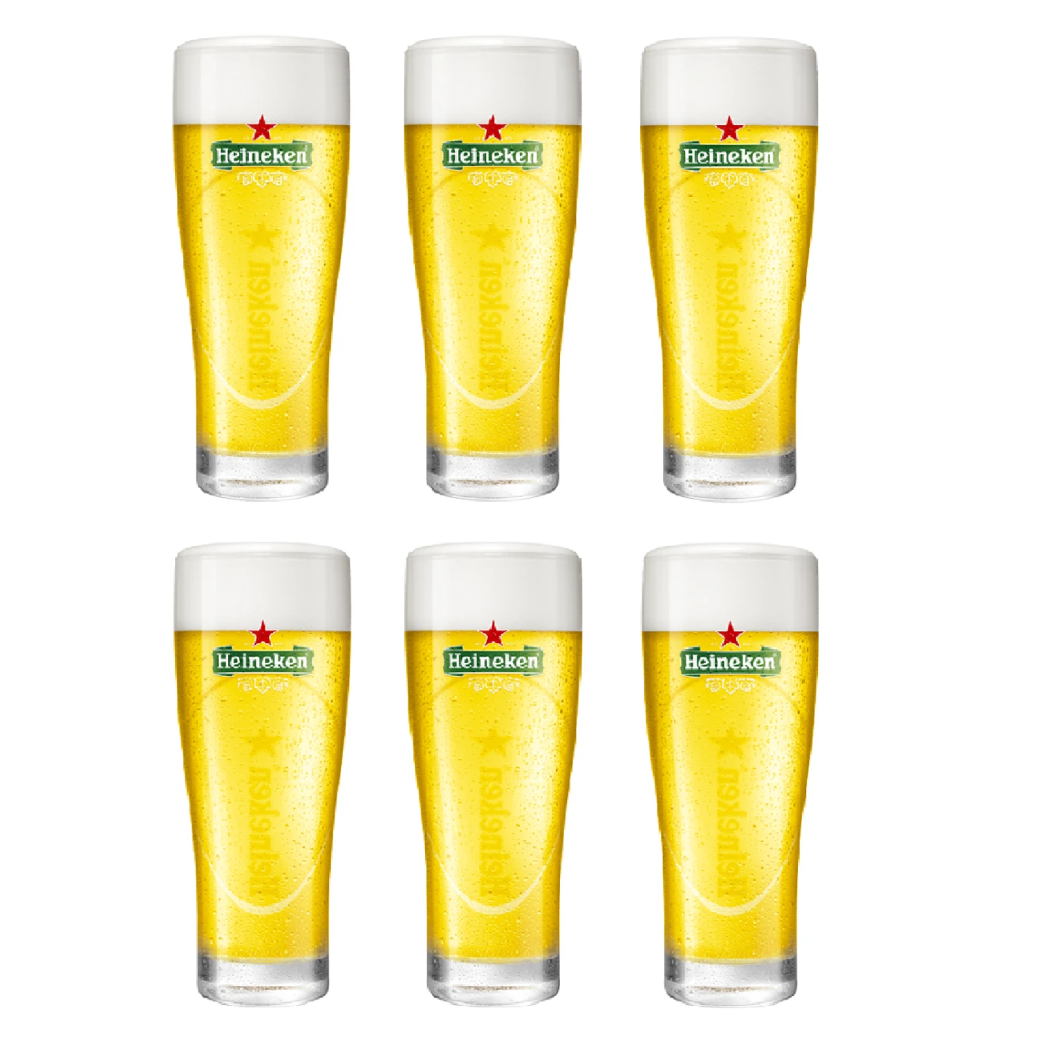 Heineken Bierglazen Ellipse - 250 ml - 6 stuks Heineken Bierglazen Ellipse - 250 Ml - 6 Stuks -Praktische Winkel Voor Keukenbenodigdheden heineken ellipse 2