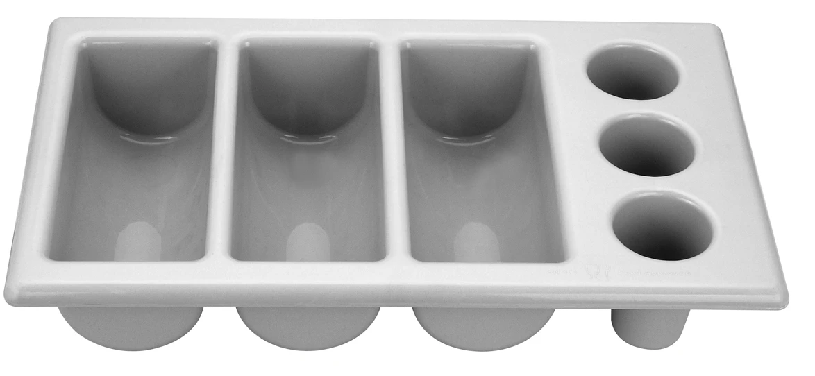 Hendi Bestekbak Grijs 6-Vaks Hendi Bestekbak Grijs 6-Vaks -Praktische Winkel Voor Keukenbenodigdheden hendi bestekbak grijs