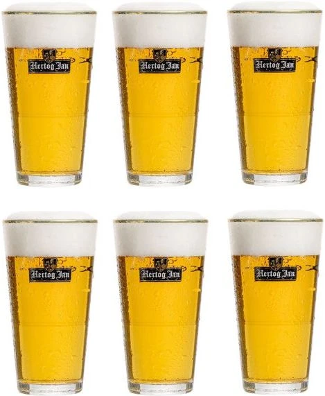 Hertog Jan Bierglas Vaasje - 250 ml - 6 stuks Hertog Jan Bierglas Vaasje - 250 Ml - 6 Stuks -Praktische Winkel Voor Keukenbenodigdheden hertog jan 1 1 1 1