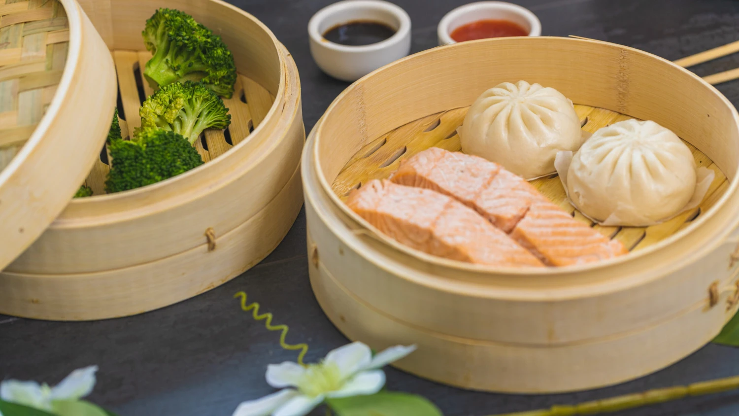 Sareva Stoommandje - Bamboe - 2-laags - ø 25 cm Sareva Stoommandje - Bamboe - 2-laags - ø 25 Cm -Praktische Winkel Voor Keukenbenodigdheden item 14 1 scaled