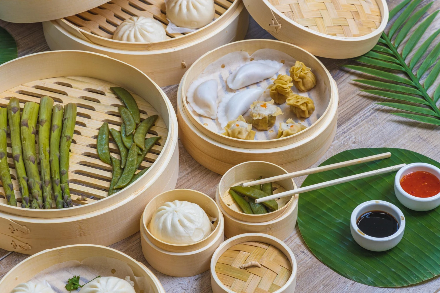 Sareva Stoommandje - Bamboe - 2-laags - ø 21 cm Sareva Stoommandje - Bamboe - 2-laags - ø 21 Cm -Praktische Winkel Voor Keukenbenodigdheden item 25 scaled