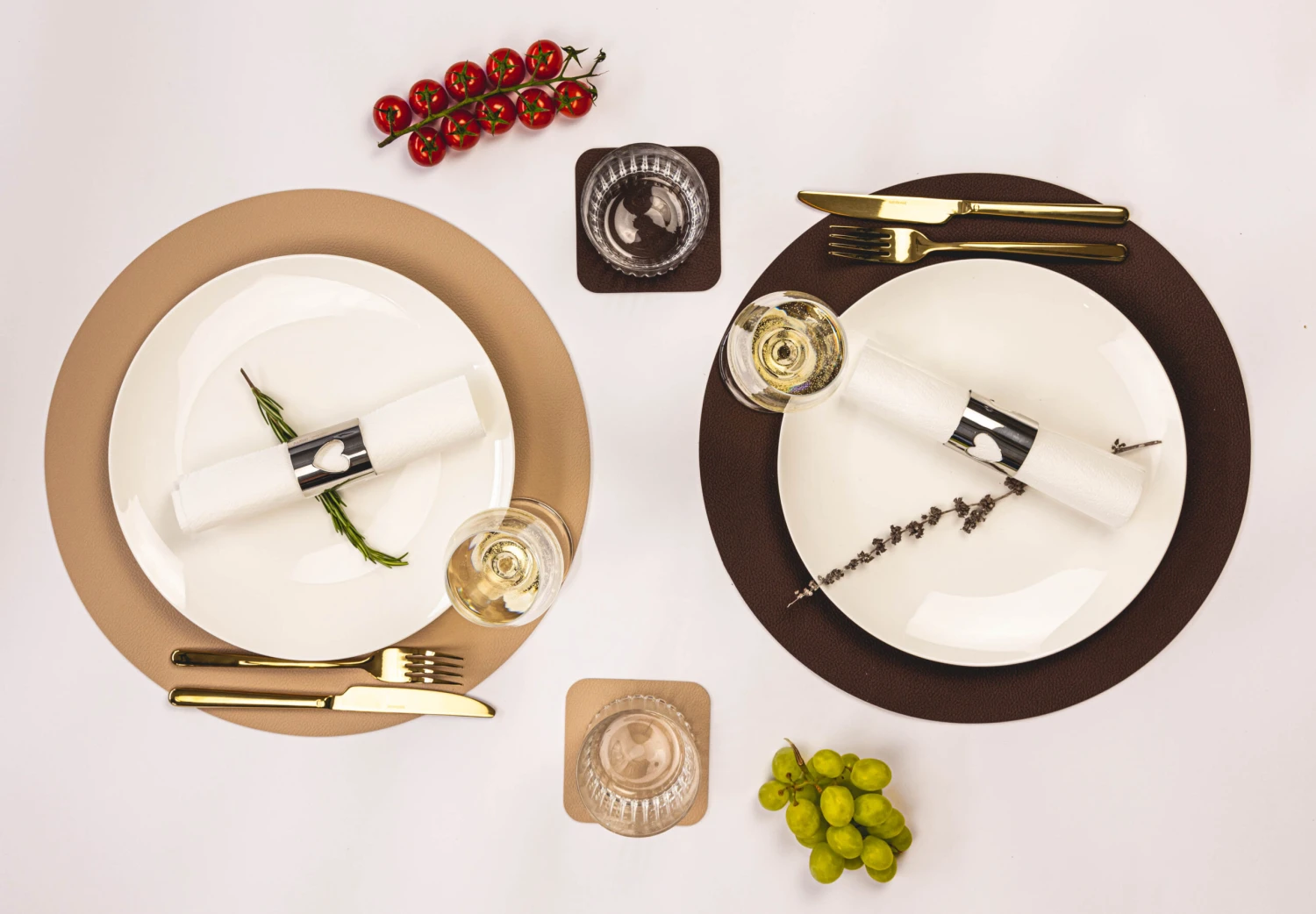 Jay Hill Placemat - Vegan leer - Bruin / Zand - dubbelzijdig - ø 38 cm Jay Hill Placemat - Vegan Leer - Bruin / Zand - Dubbelzijdig - ø 38 Cm -Praktische Winkel Voor Keukenbenodigdheden jay hill placemat 7 scaled