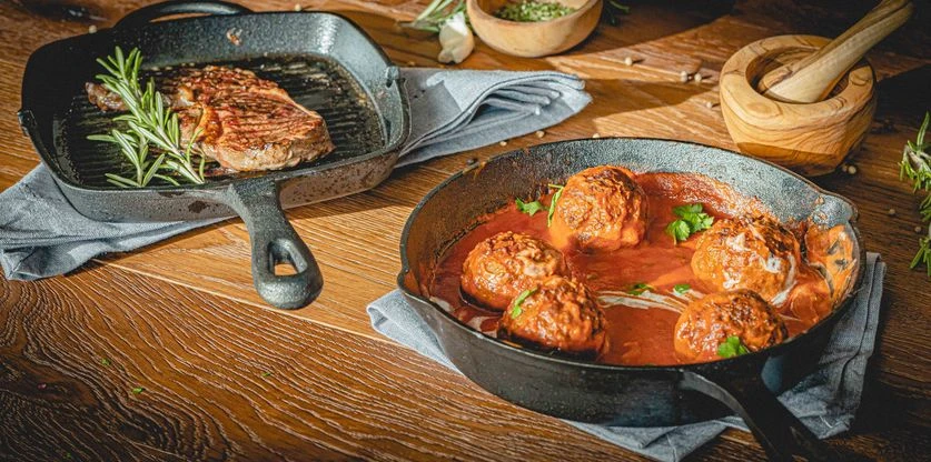 Blackwell Pannenset Gietijzer - Zonder anti-aanbaklaag 2-Delig Blackwell Pannenset Gietijzer - Zonder Anti-aanbaklaag 2-Delig -Praktische Winkel Voor Keukenbenodigdheden jh gietijzer 1 2 1 1