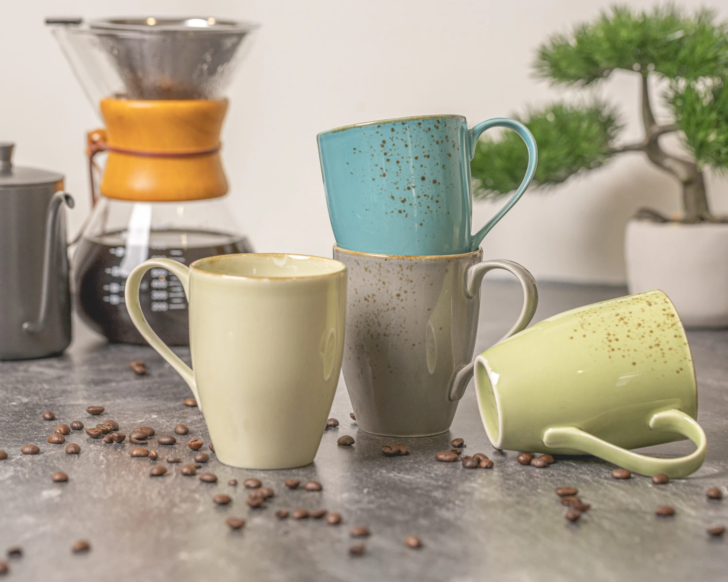 Jay Hill Serviesset Santorini - 16-delig / 4 personen - Groen Jay Hill Serviesset Santorini - 16-delig / 4 Personen - Groen -Praktische Winkel Voor Keukenbenodigdheden koffie 12 scaled